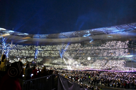 Ambiance au Stade de France Concert BTS au Stade de France 7 et 8 Juin 2019.