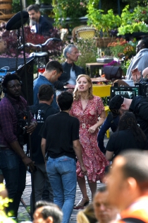 Jessica Chastain Tournage du film 355 rue des Barres à Paris IV
12 Juillet 2019.