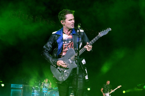 Matthew Bellamy Muse concert à Bordeaux le 16 Juillet 2019.