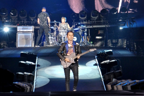 Matthew Bellamy Muse concert à Bordeaux le 16 Juillet 2019.