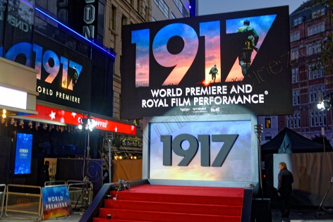1917, film de Sam Mendes 1917 Royal & World Premiere au cinéma Odéon Luxe à Londres le 4 Décembre 2019.